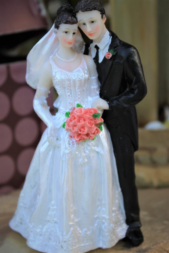 Adorno pastel de boda